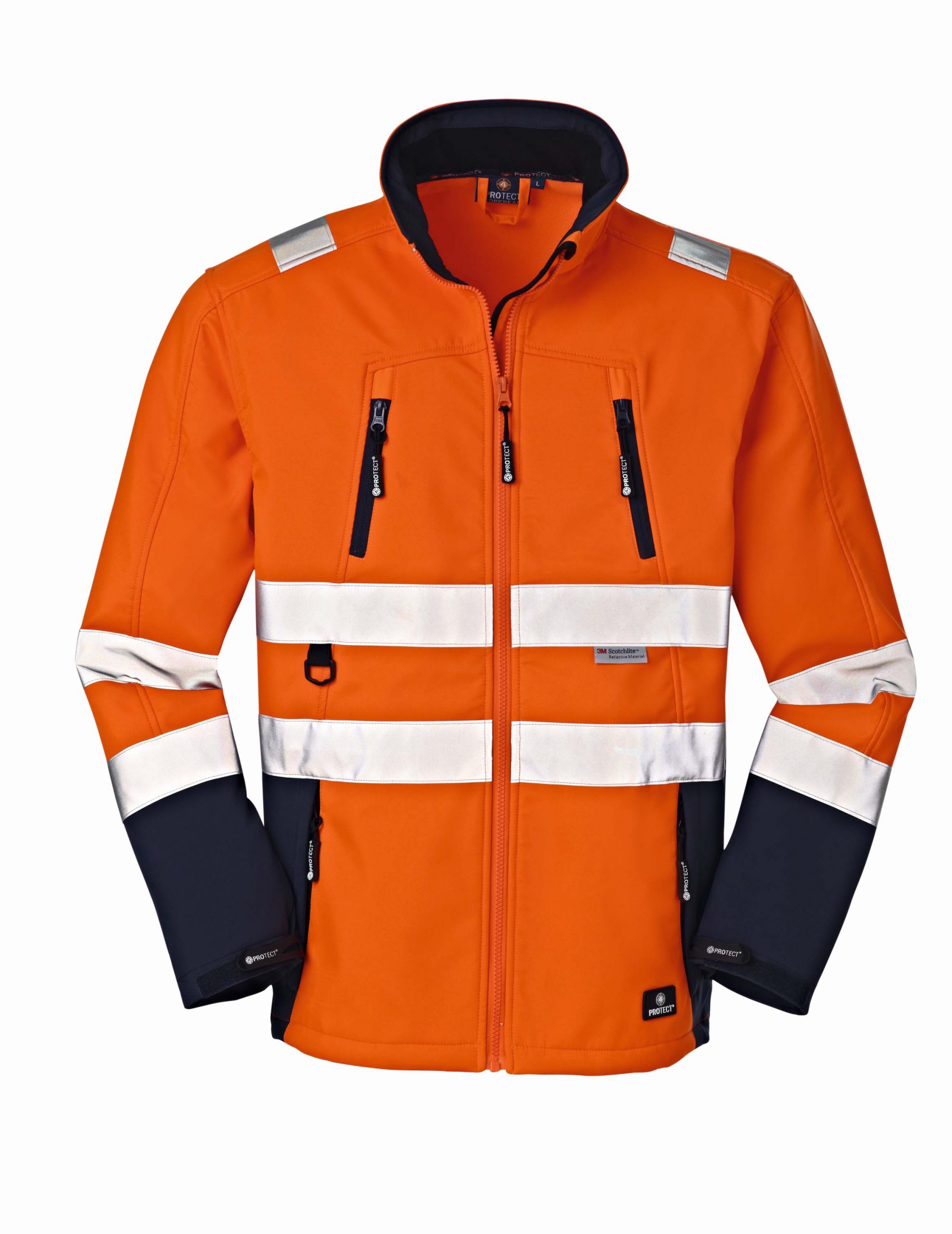 leuchtorange/navy
